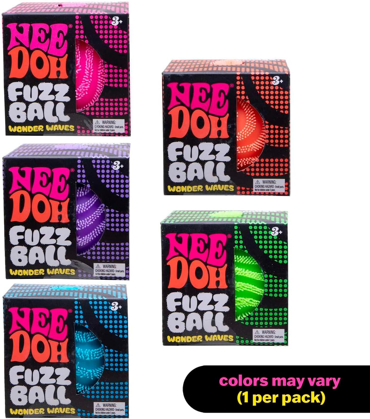 NeeDoh Fuzz Ball - One Per Pack (Wonder Waves) - Image 2