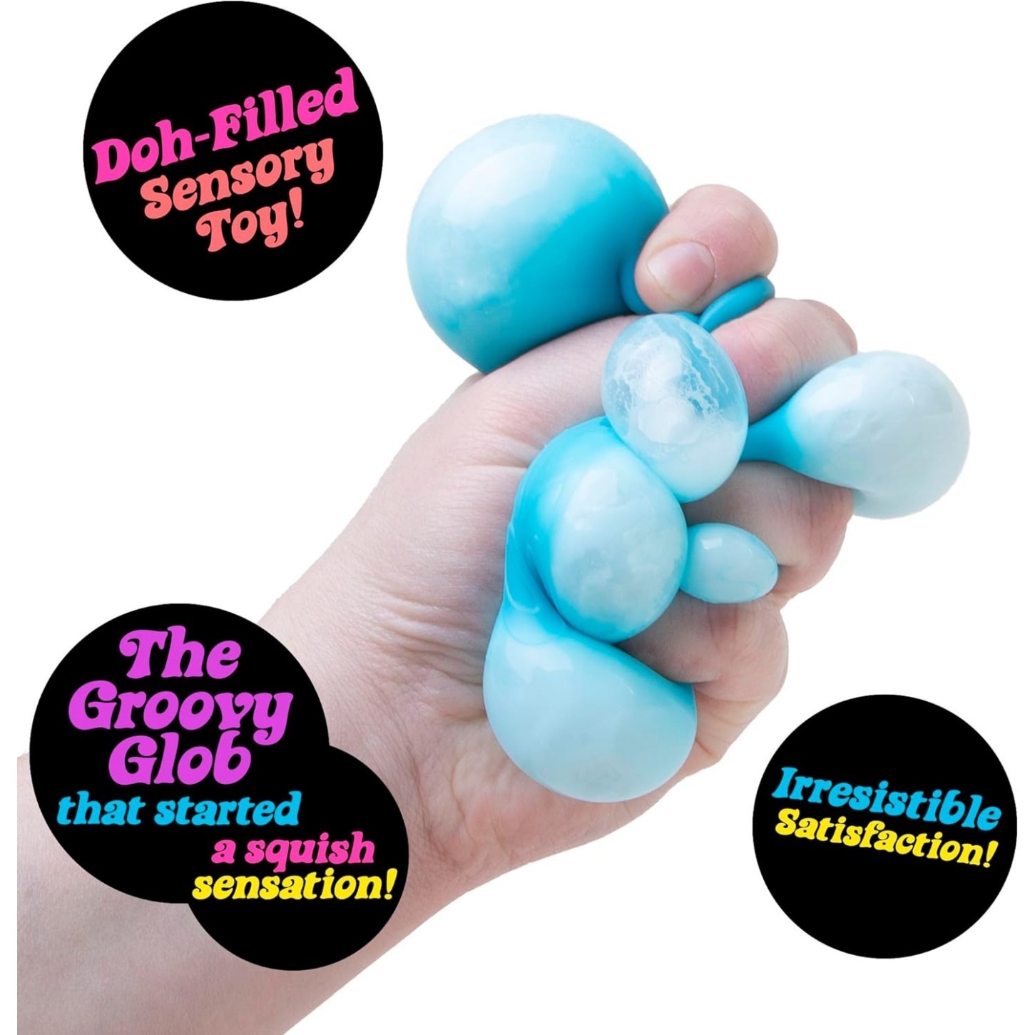 NeeDoh Original Sensory Ball - Blue - Image 3